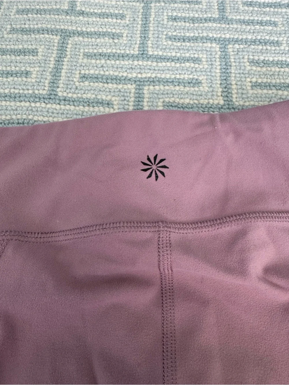 Athleta Kids Active Leggings - Blue and Mauve